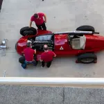 Alfa Romeo GP Tipo 159 Alfetta in parata a Silverstone