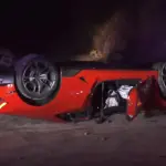 Lamborghini Huracan Spider cappottata ed abbandonata