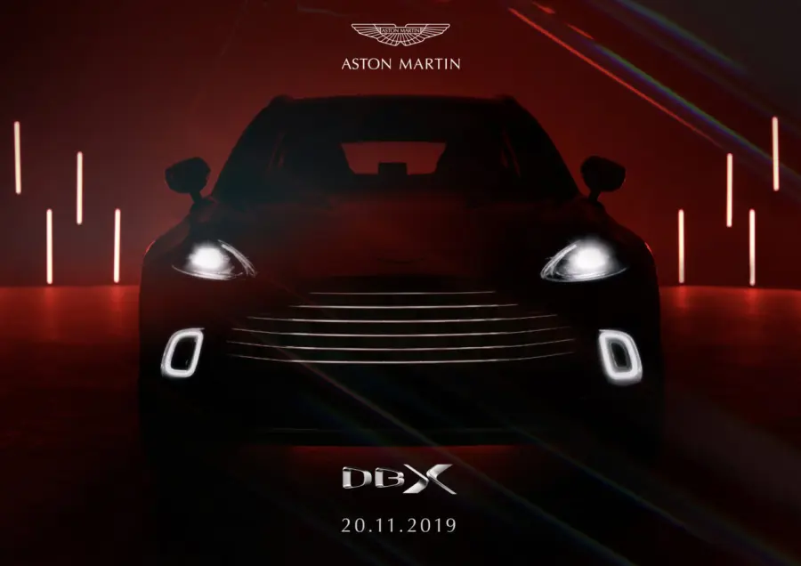 Aston Martin DBX, prime immagini del primo SUV