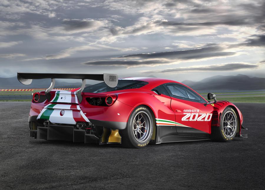 Ferrari 488 Gt3 Evo: affinamento aerodinamico