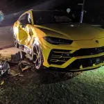 14enne ruba una Subaru Forester e si schianta contro una Lamborghini Urus