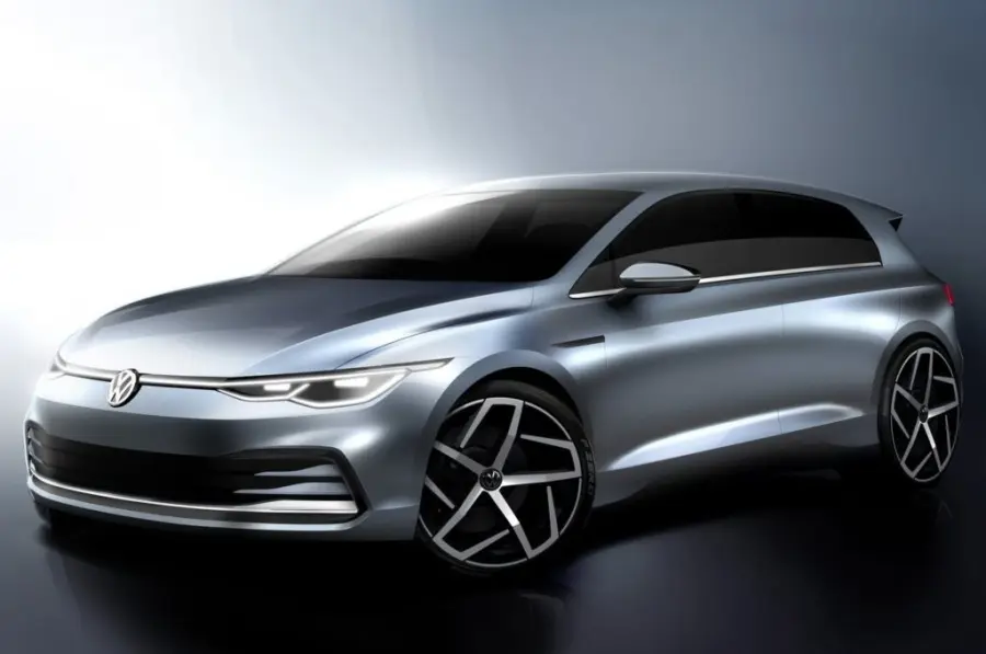 Nuova golf VIII, disegni ufficiali Volkswagen ci svelano come sarà