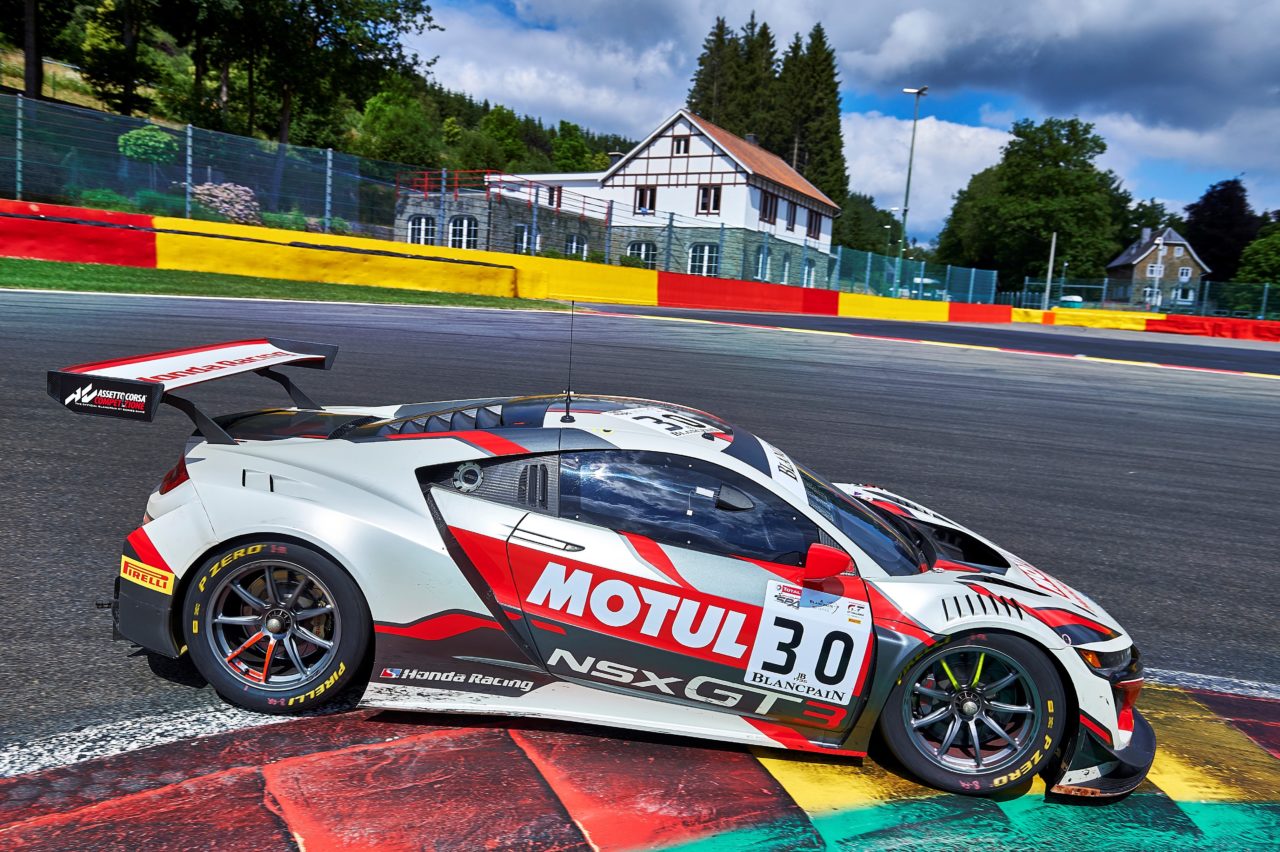 Il Team Honda Motul prepara la 24 ore di Spa con la NSX GT3 EVO