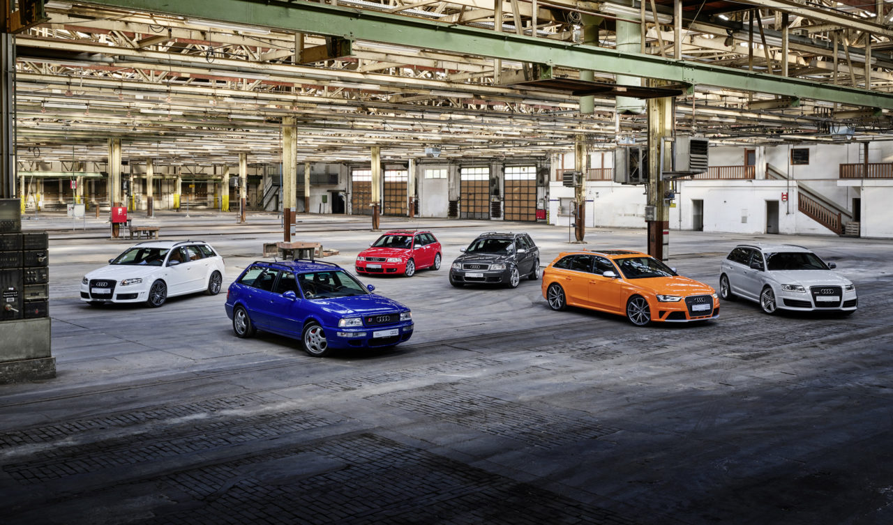 Audi Sport celebra i 25 anni dei modelli RS